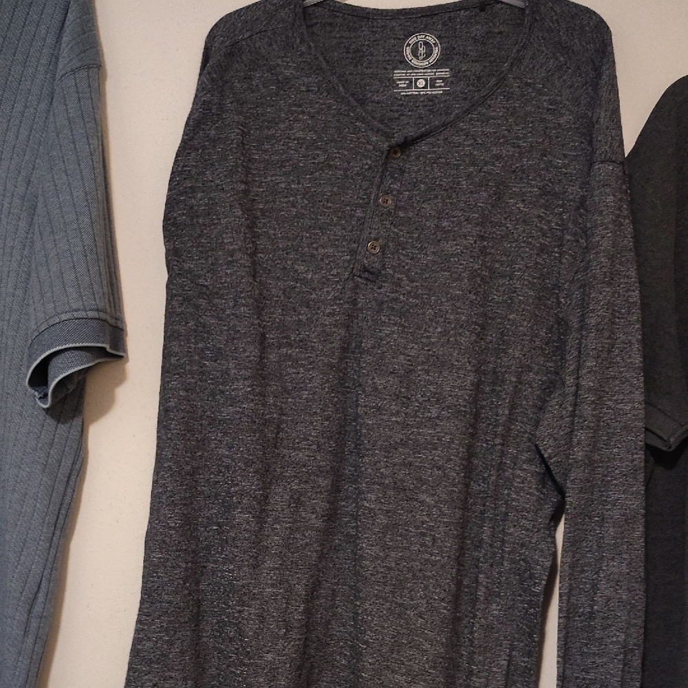 Gray Heathered Long Sleeve Tee
